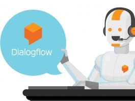 Robot DialogFlow chatbot